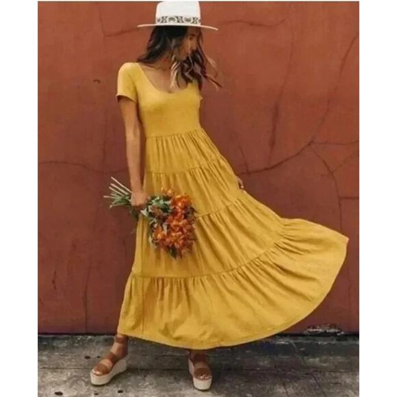 Anthropologie mauve Maxi Dress - Picture 12 of 12